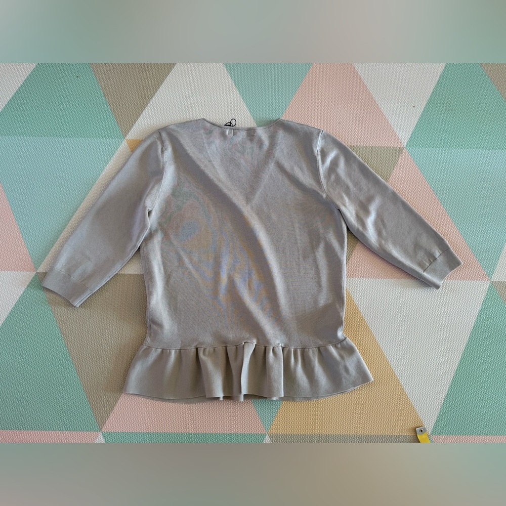 Karen Millen Taupe V-Neck Sweater Size M NWT - Picture 8 of 9